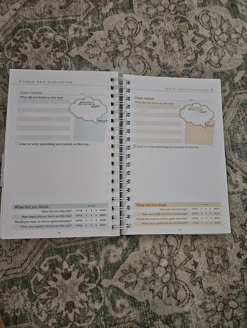 NOT CONSUMED HOMESCHOOL PLANNER